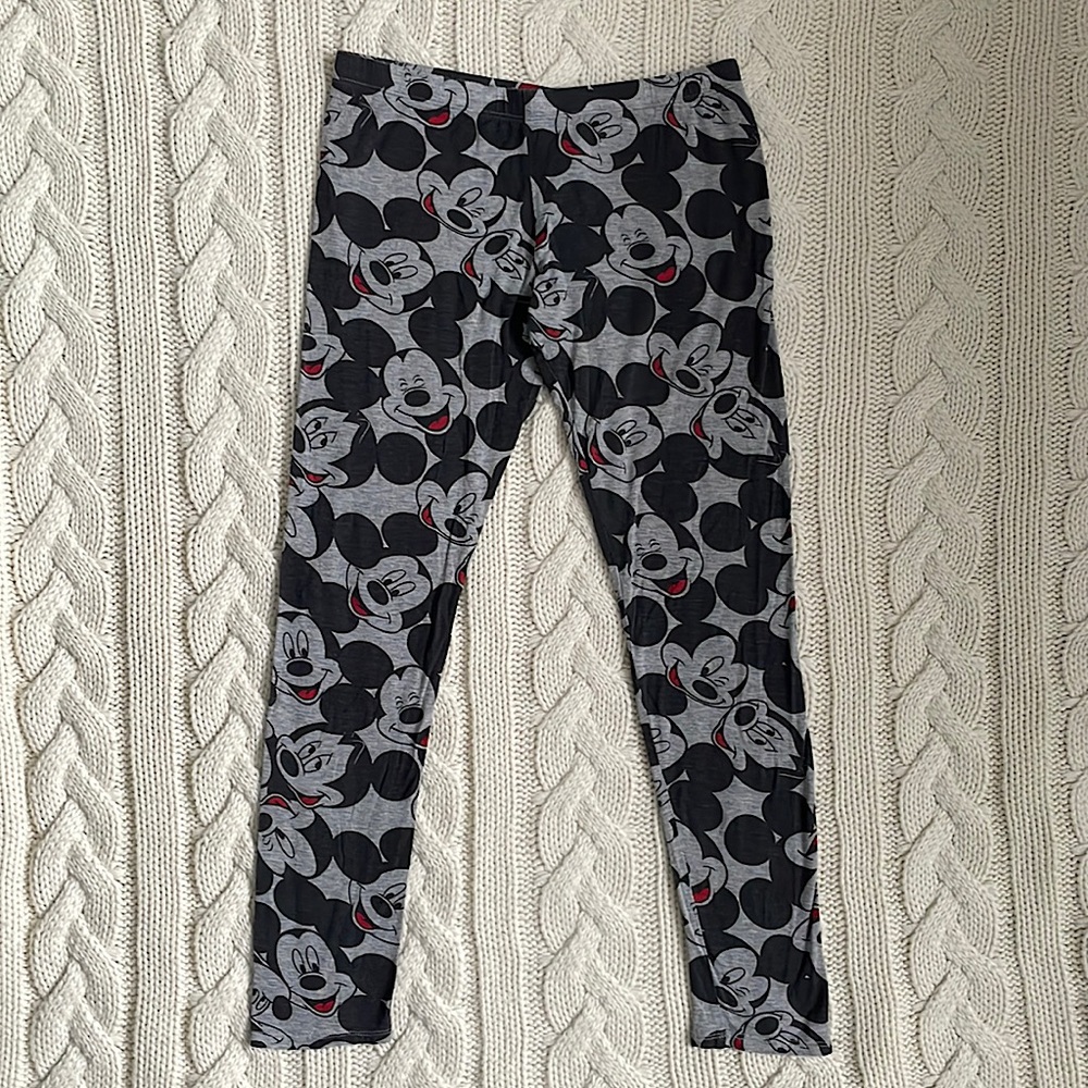 (Free When Bundled) Disney Mickey Mouse Leggings - Forever 21